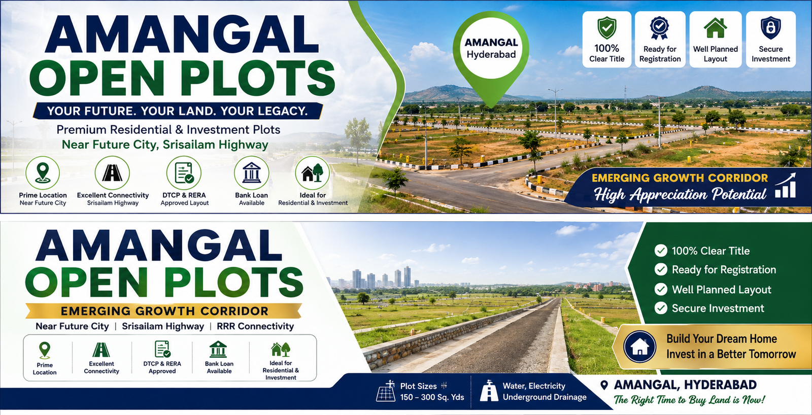 Amangal plots for sale