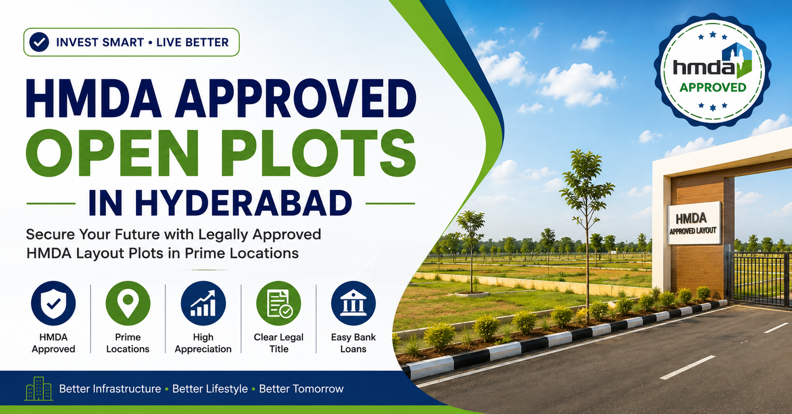 Best HMDA Layout Plots Hyderabad