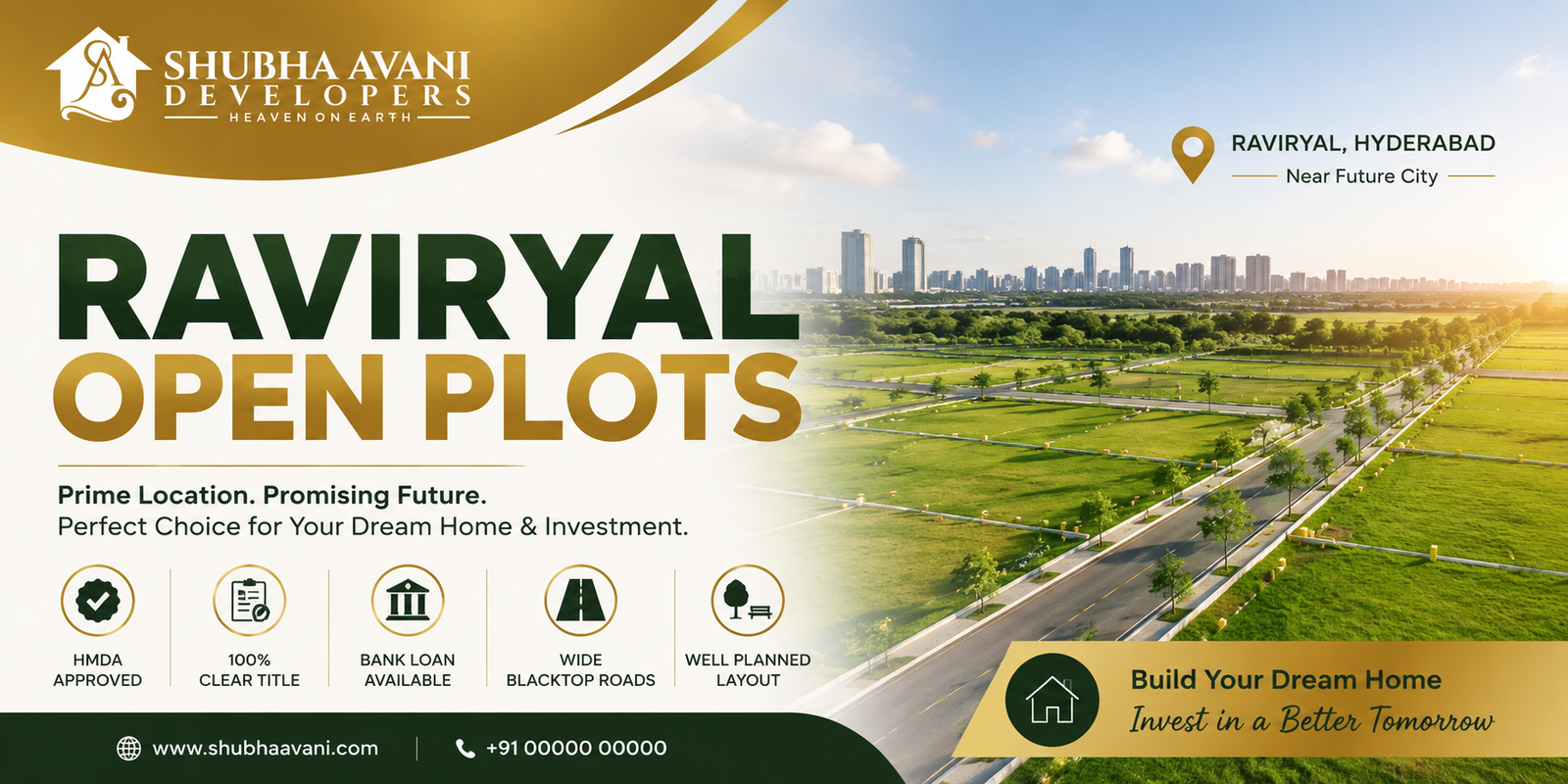 villa plots in Raviryal