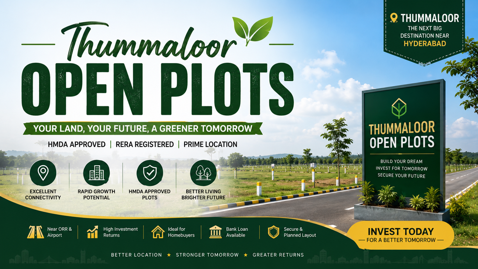 Thummaloor Open Plots